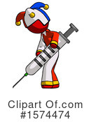 Red Design Mascot Clipart #1574474 by Leo Blanchette