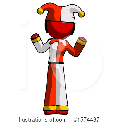 Royalty-Free (RF) Red Design Mascot Clipart Illustration by Leo Blanchette - Stock Sample #1574487