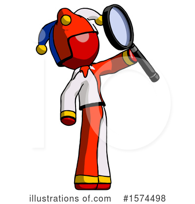 Royalty-Free (RF) Red Design Mascot Clipart Illustration by Leo Blanchette - Stock Sample #1574498
