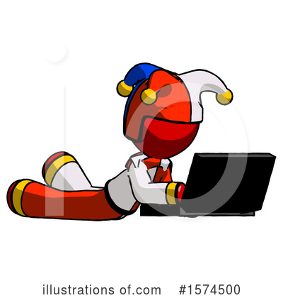 Royalty-Free (RF) Red Design Mascot Clipart Illustration by Leo Blanchette - Stock Sample #1574500