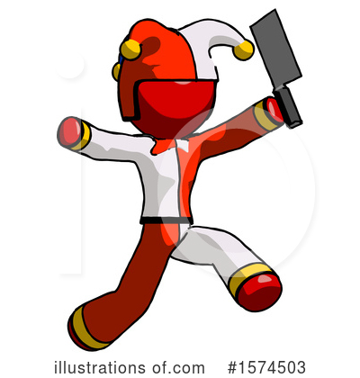Royalty-Free (RF) Red Design Mascot Clipart Illustration by Leo Blanchette - Stock Sample #1574503