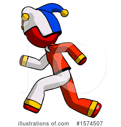 Royalty-Free (RF) Red Design Mascot Clipart Illustration by Leo Blanchette - Stock Sample #1574507