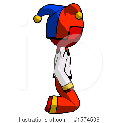 Royalty-Free (RF) Red Design Mascot Clipart Illustration by Leo Blanchette - Stock Sample #1574509