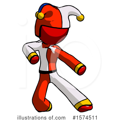 Royalty-Free (RF) Red Design Mascot Clipart Illustration by Leo Blanchette - Stock Sample #1574511