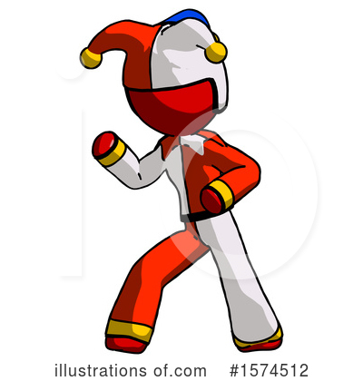 Royalty-Free (RF) Red Design Mascot Clipart Illustration by Leo Blanchette - Stock Sample #1574512