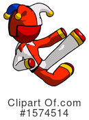 Red Design Mascot Clipart #1574514 by Leo Blanchette