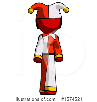 Royalty-Free (RF) Red Design Mascot Clipart Illustration by Leo Blanchette - Stock Sample #1574521