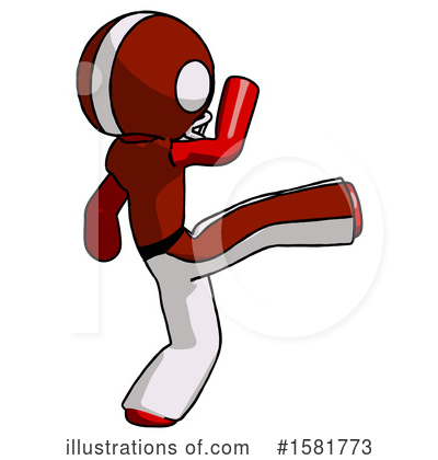 Royalty-Free (RF) Red Design Mascot Clipart Illustration by Leo Blanchette - Stock Sample #1581773
