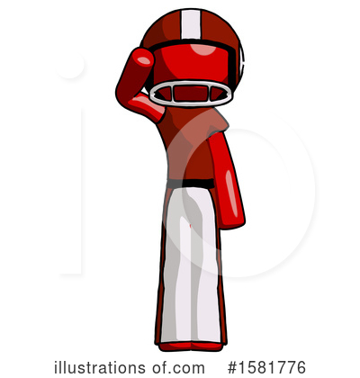 Royalty-Free (RF) Red Design Mascot Clipart Illustration by Leo Blanchette - Stock Sample #1581776