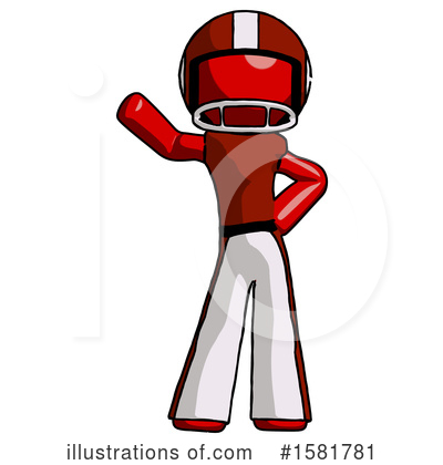Royalty-Free (RF) Red Design Mascot Clipart Illustration by Leo Blanchette - Stock Sample #1581781