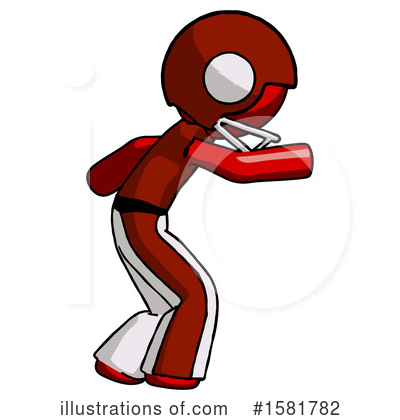 Royalty-Free (RF) Red Design Mascot Clipart Illustration by Leo Blanchette - Stock Sample #1581782