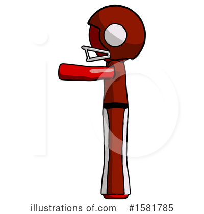 Royalty-Free (RF) Red Design Mascot Clipart Illustration by Leo Blanchette - Stock Sample #1581785