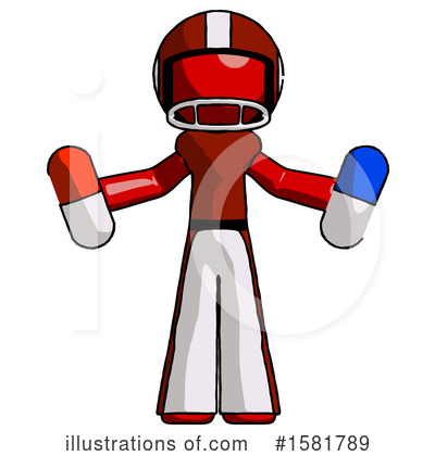 Royalty-Free (RF) Red Design Mascot Clipart Illustration by Leo Blanchette - Stock Sample #1581789