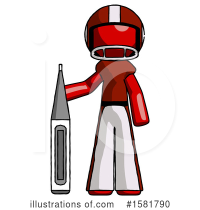 Royalty-Free (RF) Red Design Mascot Clipart Illustration by Leo Blanchette - Stock Sample #1581790