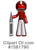 Red Design Mascot Clipart #1581790 by Leo Blanchette