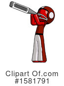 Red Design Mascot Clipart #1581791 by Leo Blanchette