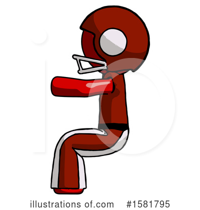 Royalty-Free (RF) Red Design Mascot Clipart Illustration by Leo Blanchette - Stock Sample #1581795