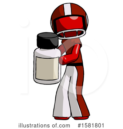 Royalty-Free (RF) Red Design Mascot Clipart Illustration by Leo Blanchette - Stock Sample #1581801
