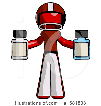 Royalty-Free (RF) Red Design Mascot Clipart Illustration by Leo Blanchette - Stock Sample #1581803