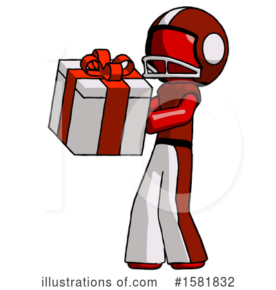 Royalty-Free (RF) Red Design Mascot Clipart Illustration by Leo Blanchette - Stock Sample #1581832