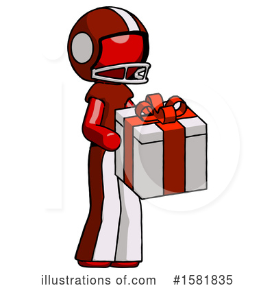 Royalty-Free (RF) Red Design Mascot Clipart Illustration by Leo Blanchette - Stock Sample #1581835