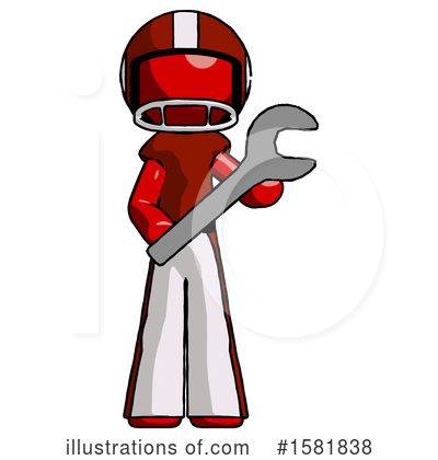 Royalty-Free (RF) Red Design Mascot Clipart Illustration by Leo Blanchette - Stock Sample #1581838