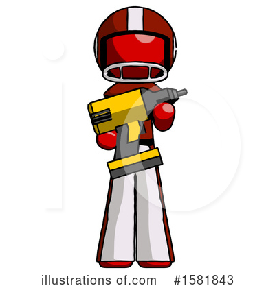 Royalty-Free (RF) Red Design Mascot Clipart Illustration by Leo Blanchette - Stock Sample #1581843
