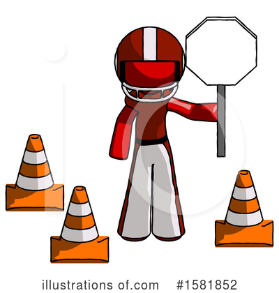 Royalty-Free (RF) Red Design Mascot Clipart Illustration by Leo Blanchette - Stock Sample #1581852