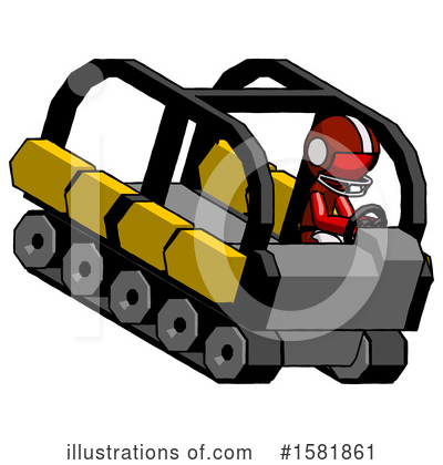 Royalty-Free (RF) Red Design Mascot Clipart Illustration by Leo Blanchette - Stock Sample #1581861