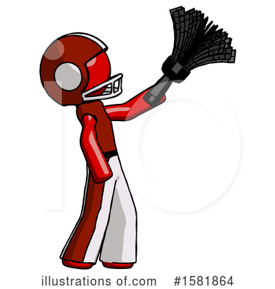 Royalty-Free (RF) Red Design Mascot Clipart Illustration by Leo Blanchette - Stock Sample #1581864
