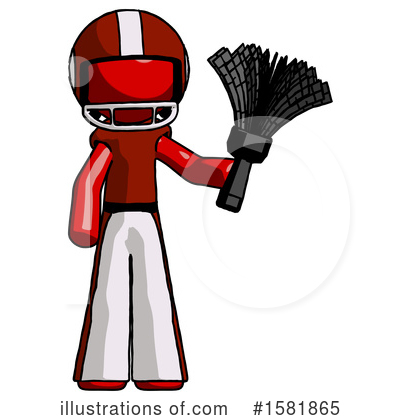 Royalty-Free (RF) Red Design Mascot Clipart Illustration by Leo Blanchette - Stock Sample #1581865