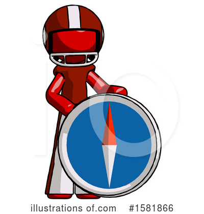Royalty-Free (RF) Red Design Mascot Clipart Illustration by Leo Blanchette - Stock Sample #1581866