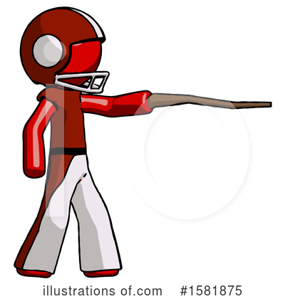 Royalty-Free (RF) Red Design Mascot Clipart Illustration by Leo Blanchette - Stock Sample #1581875
