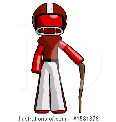 Royalty-Free (RF) Red Design Mascot Clipart Illustration by Leo Blanchette - Stock Sample #1581876
