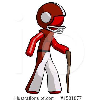 Royalty-Free (RF) Red Design Mascot Clipart Illustration by Leo Blanchette - Stock Sample #1581877