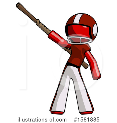 Royalty-Free (RF) Red Design Mascot Clipart Illustration by Leo Blanchette - Stock Sample #1581885