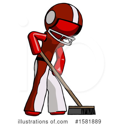 Royalty-Free (RF) Red Design Mascot Clipart Illustration by Leo Blanchette - Stock Sample #1581889