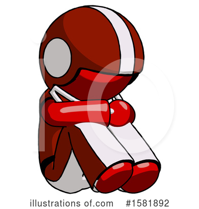Royalty-Free (RF) Red Design Mascot Clipart Illustration by Leo Blanchette - Stock Sample #1581892