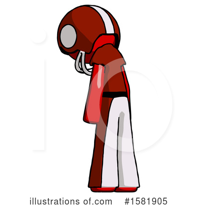 Royalty-Free (RF) Red Design Mascot Clipart Illustration by Leo Blanchette - Stock Sample #1581905