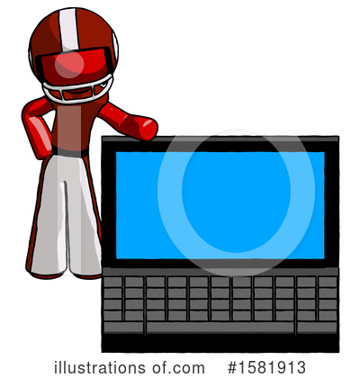 Royalty-Free (RF) Red Design Mascot Clipart Illustration by Leo Blanchette - Stock Sample #1581913