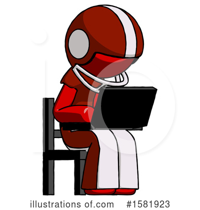 Royalty-Free (RF) Red Design Mascot Clipart Illustration by Leo Blanchette - Stock Sample #1581923