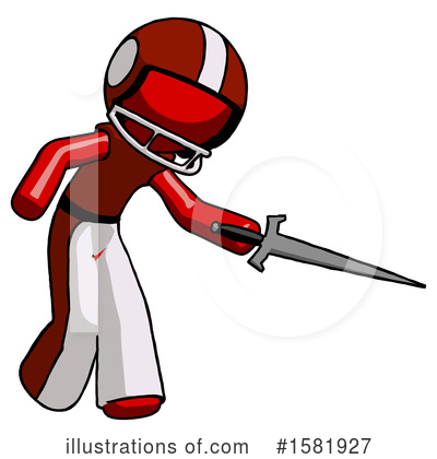 Royalty-Free (RF) Red Design Mascot Clipart Illustration by Leo Blanchette - Stock Sample #1581927