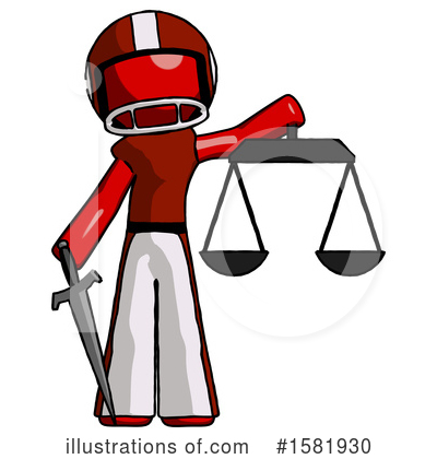 Royalty-Free (RF) Red Design Mascot Clipart Illustration by Leo Blanchette - Stock Sample #1581930