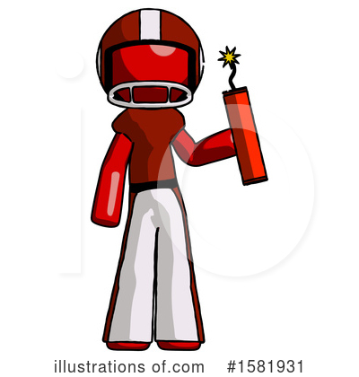 Royalty-Free (RF) Red Design Mascot Clipart Illustration by Leo Blanchette - Stock Sample #1581931