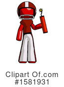 Red Design Mascot Clipart #1581931 by Leo Blanchette