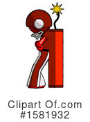 Red Design Mascot Clipart #1581932 by Leo Blanchette