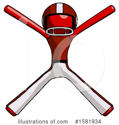 Royalty-Free (RF) Red Design Mascot Clipart Illustration by Leo Blanchette - Stock Sample #1581934