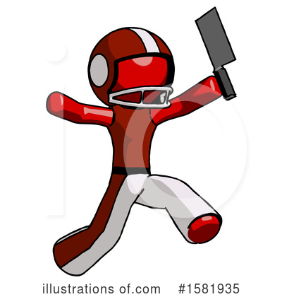 Royalty-Free (RF) Red Design Mascot Clipart Illustration by Leo Blanchette - Stock Sample #1581935