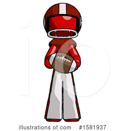 Royalty-Free (RF) Red Design Mascot Clipart Illustration by Leo Blanchette - Stock Sample #1581937