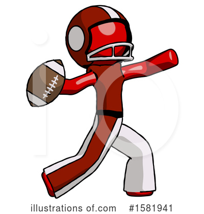 Royalty-Free (RF) Red Design Mascot Clipart Illustration by Leo Blanchette - Stock Sample #1581941
